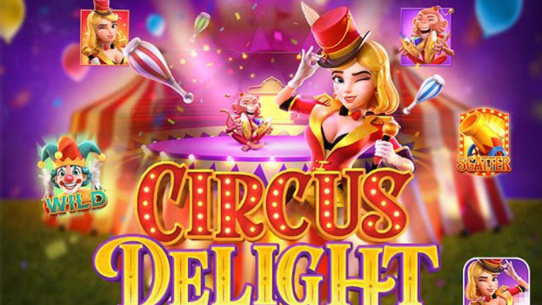 Circus Delight PG Soft Slot Game – Exciting circus-themed slot with wild symbols, free spins, and big multipliers